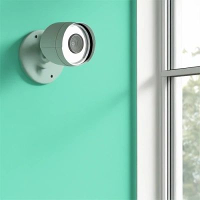 Jackson vivint camera facing a window